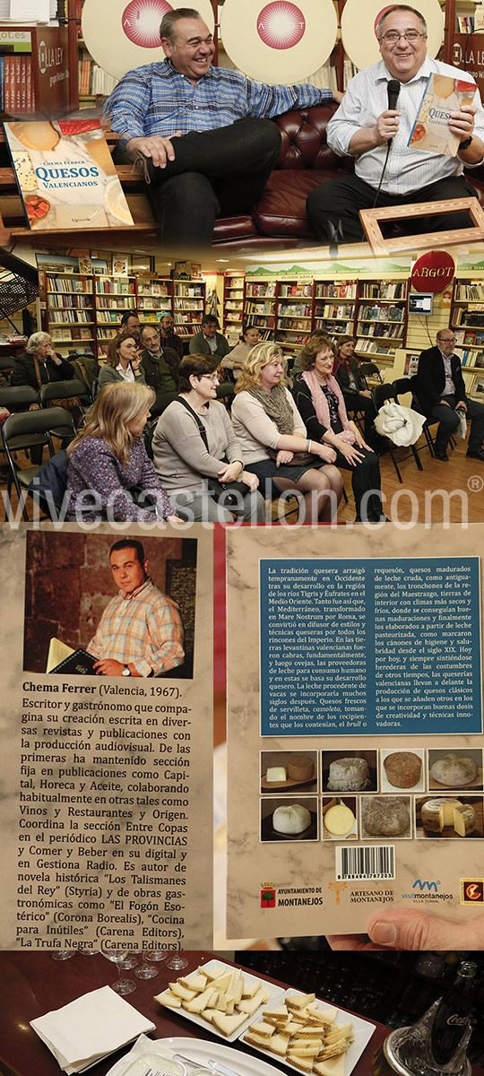 Presentación en Argot del libro de quesos valencianos de Chema Ferrer