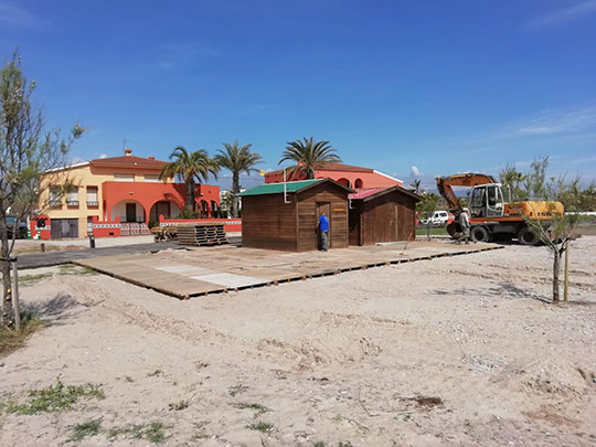 Almenara traslada la posta sanitaria de la playa Casablanca al Sur de su ubicación habitual