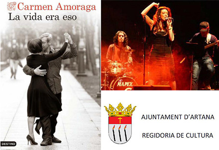 Presentación del libro de Carmen Amoraga y concierto de Barbara Breva en Artana