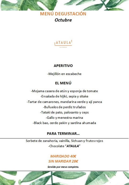 Castellón,  ATAULA Gastrobar