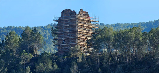 El Consell inicia las obras de restauración del castillo de Ayódar con una inversión de 150.000 euros