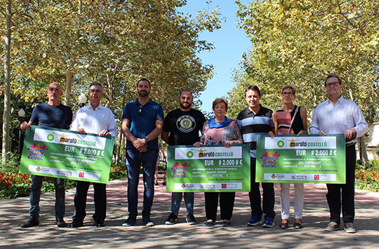 Marató BP Castelló entrega los cheques solidarios 