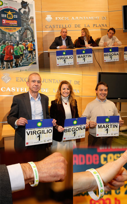 BP patrocinará los dorsales del III Maratón Internacional  Ciudad de Castellón
