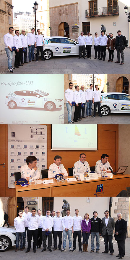 La Llotja del Cànem acoge la presentación del Equipo f2e-UJI que participará en mayo en las Ecoseries La Llotja del Cànem acoge la presentación del Equipo f2e-UJI que participará en mayo en las Ecoseries