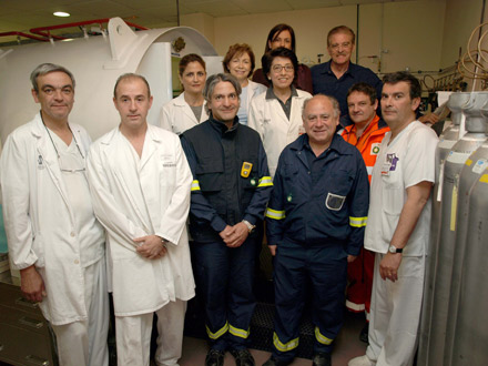 El General de Castelló recibe la visita de técnicos de BP en su Cámara Hiperbárica El General de Castelló recibe la visita de técnicos de BP en su Cámara Hiperbárica