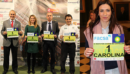 Las empresas FACSA y BP patrocinan el dorsal del IV Maratón Internacional Ciudad de Castellón 