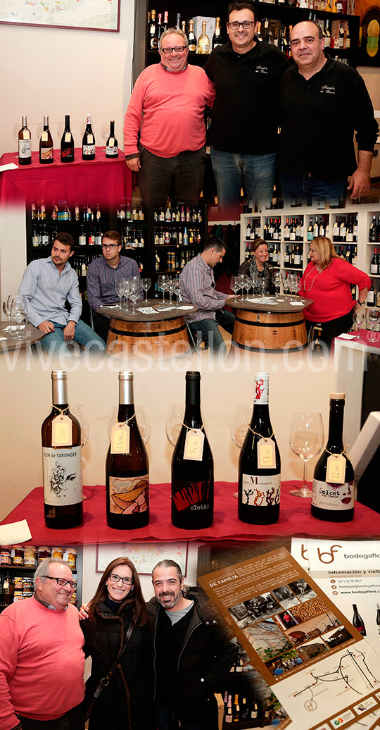 Cata de vinos de la Bodega Vicente Flors de Les Useres
