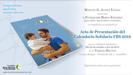Fundación Borja Sánchez presenta su Calendario Solidario 2012