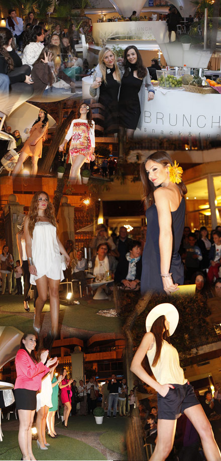 Desfile de moda en el Brunch del casino antiguo de Castellón Desfile de moda en el Brunch del casino antiguo de Castellón
