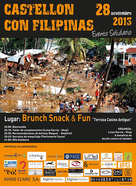 Evento solidario Castellón con Filipinas Evento solidario Castellón con Filipinas