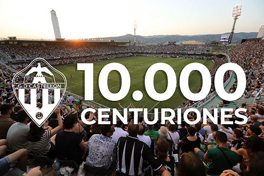 El CD Castellón ya cuenta con más de 10.000 Centuriones 