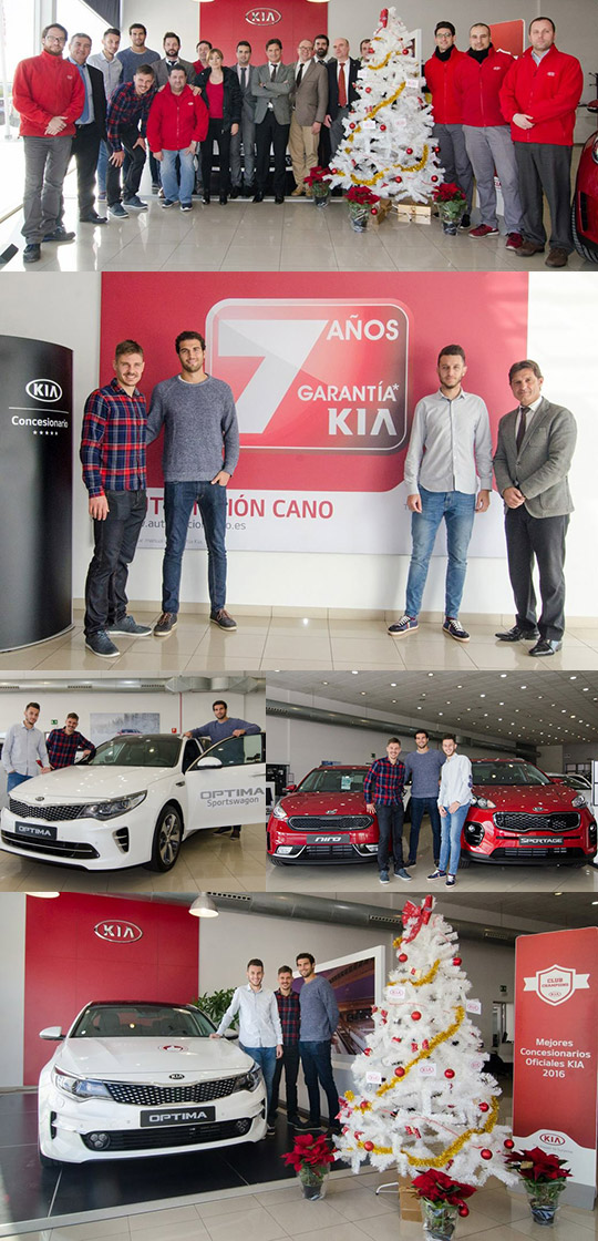 Visita del CD Castellón a Automoción Cano Kia