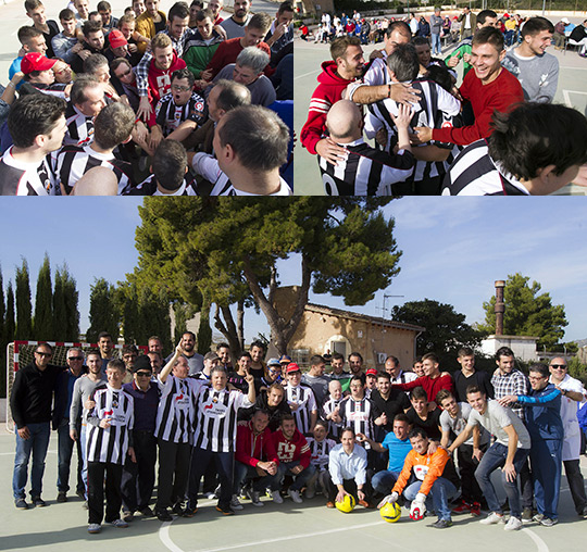 El CD Castellón realiza la visita a AFANIAS, una tradición que cumple 40 años