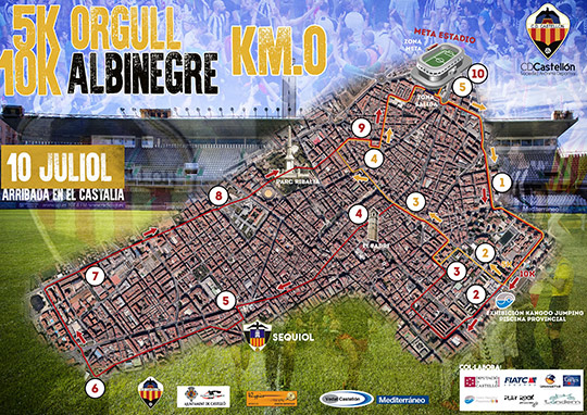 Ya se encuentra disponible el trazado de la carrera Orgull Albinegre