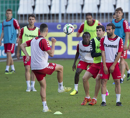 Entrenamiento del CD Castellón hoy a puertas abiertas para la afición