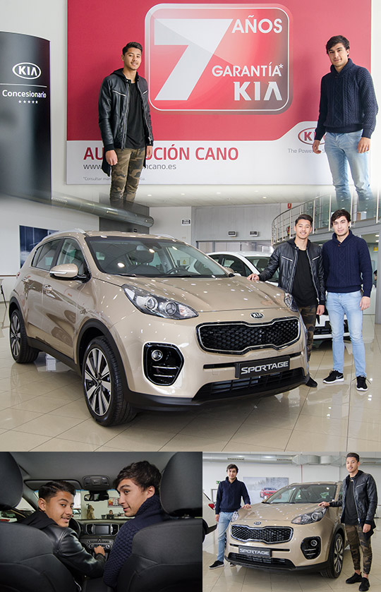 Visita del CD Castellón a Automoción Cano Kia