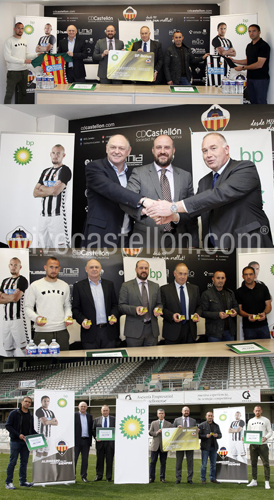 El CD Castellón y BP firman un acuerdo de colaboración
