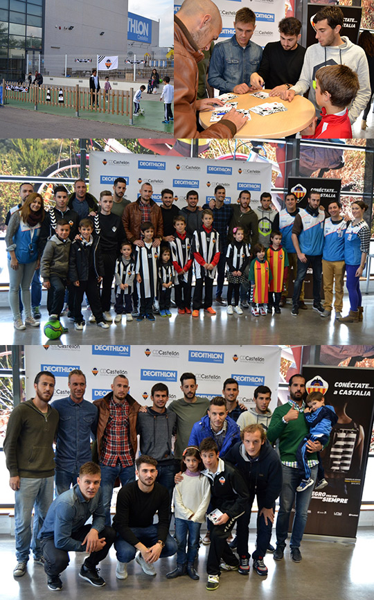 El CD Castellón en el Street Football en Decathlon El CD Castellón en el Street Football en Decathlon