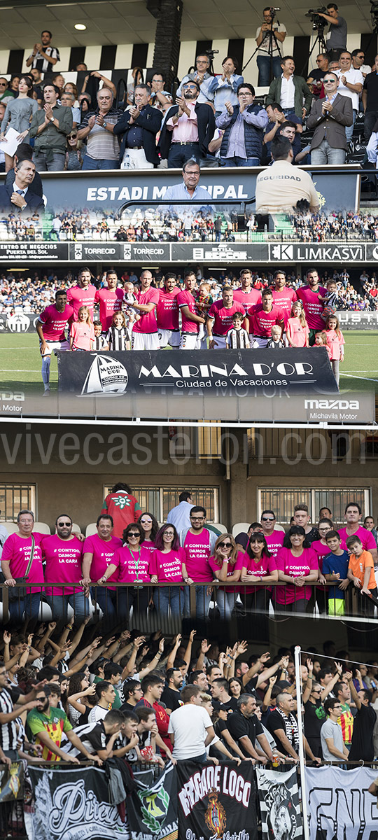 El CD Castellón se tiñe de rosa en la lucha contra el cáncer de mama junto a AECC