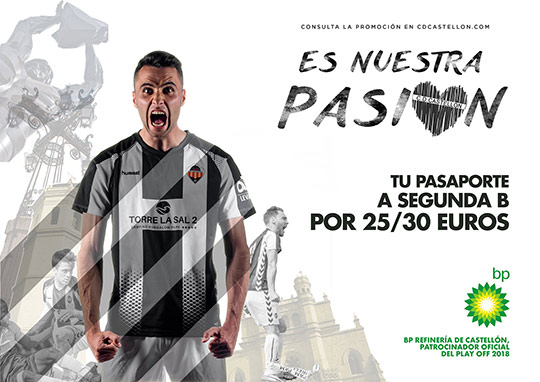 El CD Castellón regalará una tarjeta de combustible de BP a los que participen participen en el sorteo