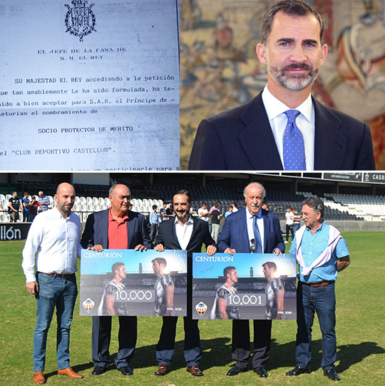 El CD Castellón nombrará socio al Rey Felipe VI