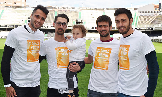 El CD Castellón respalda la donación de médula 