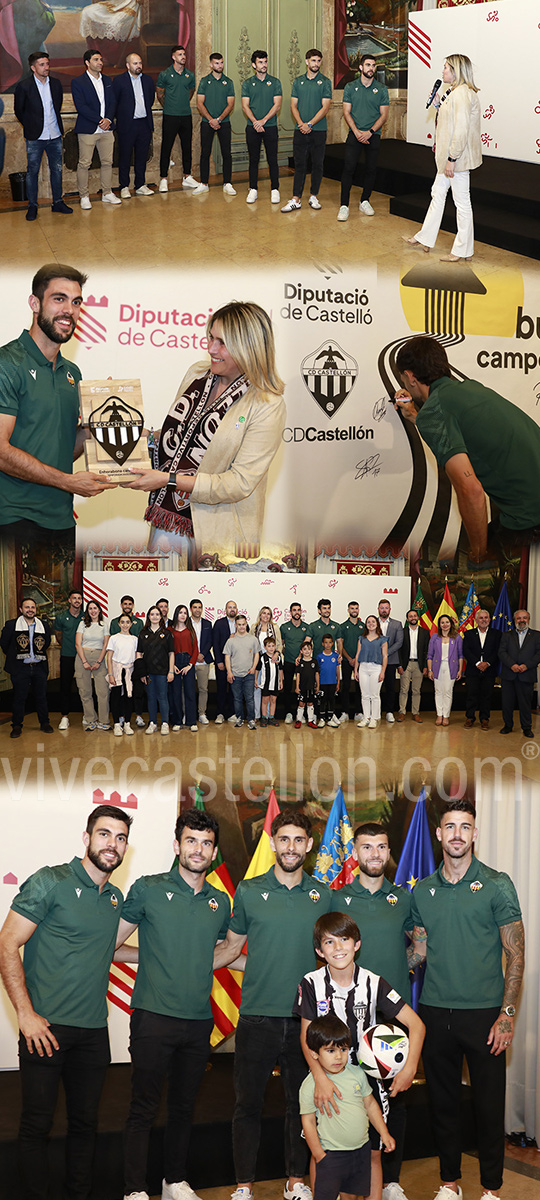 La Diputación rinde honores al CD Castellón 
