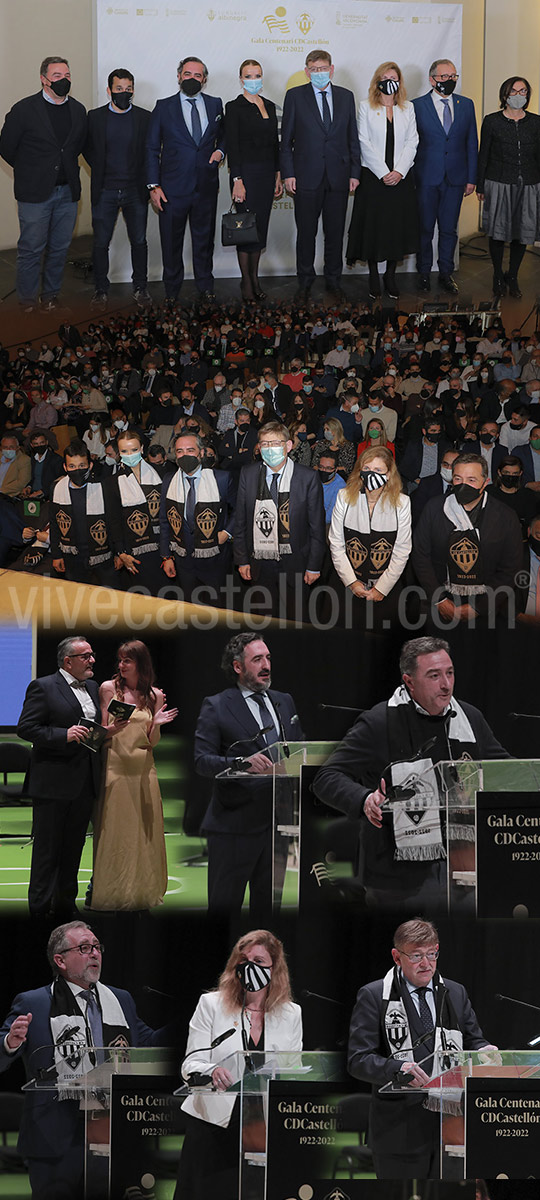 Gala Institucional del Centenario del Club Deportivo Castellón Gala Institucional del Centenario del Club Deportivo Castellón