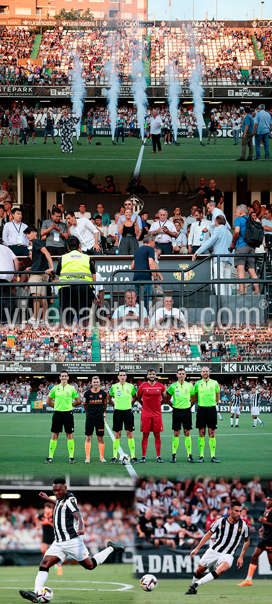 Encuentro del centenario del CD Castellón frente al Valencia CF