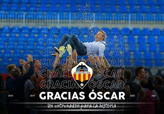 El CD Castellón comunica que ha llegado a un acuerdo de resolución del contrato de Óscar Cano como entrenador del primer equipo del CD Castellón