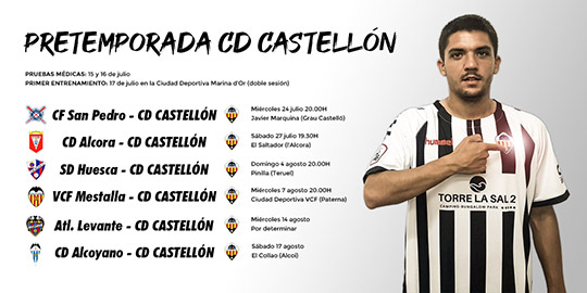 La pretemporada del CD Castellón toma forma