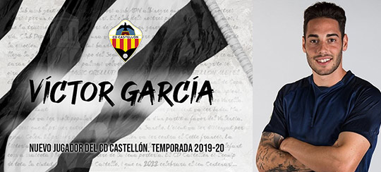 Víctor García, nuevo jugador del CD Castellón Víctor García, nuevo jugador del CD Castellón