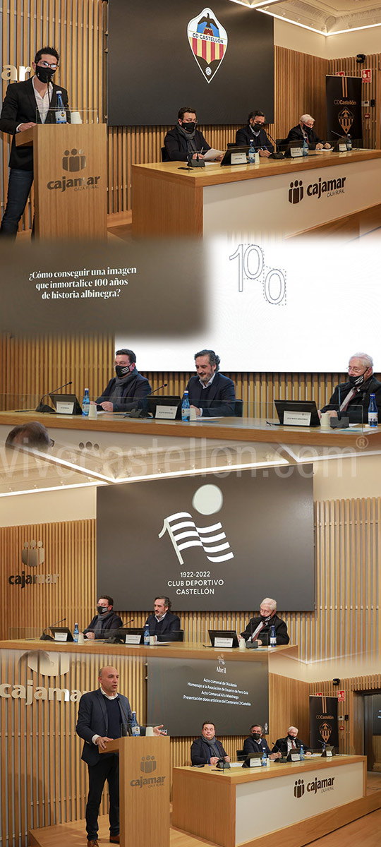 El CD Castellón presenta el emblema del Centenario y su agenda de actos