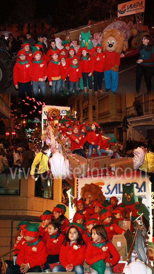 Centro comercial Salera en la cabalgata de los Reyes Magos Centro comercial Salera en la cabalgata de los Reyes Magos