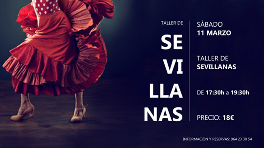  Tarde de sevillanas el sábado. Apúntate