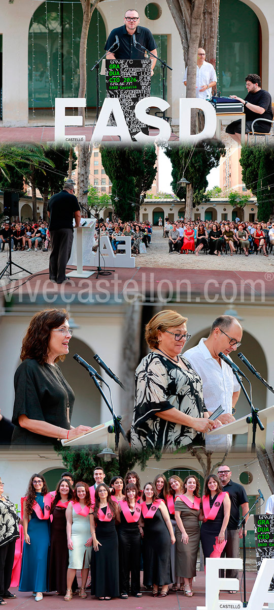 La EASD Castelló gradúa a su promoción 2026 en el claustro del Museu de Belles Arts y reivindica la colaboración entre instituciones públicas