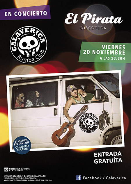 Calavérica Rumba Club vuelve a la Discoteca El Pirata