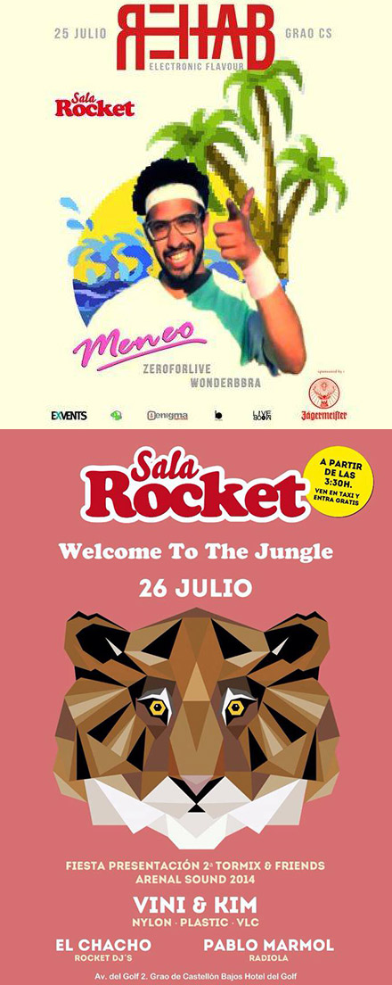 Fiesta en la Sala Rocket de la Discoteca El Pirata Fiesta en la Sala Rocket de la Discoteca El Pirata