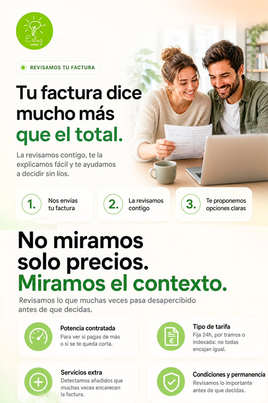 Tu factura de la luz es mucho más que una cifra al final de la página