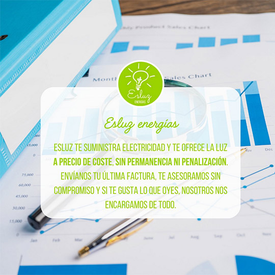 Paga menos en tu factura de la luz al contratar con Esluz Energias Paga menos en tu factura de la luz al contratar con Esluz Energias