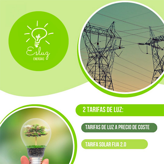 Esluz Energías te ofrece tarifas de luz a precio de coste y tarifa solar fija Esluz Energías te ofrece tarifas de luz a precio de coste y tarifa solar fija