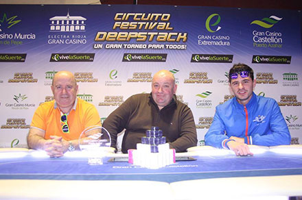 Pacto a tres en el Christmas Special Megadeep del Gran Casino Castellón con 248 jugadores