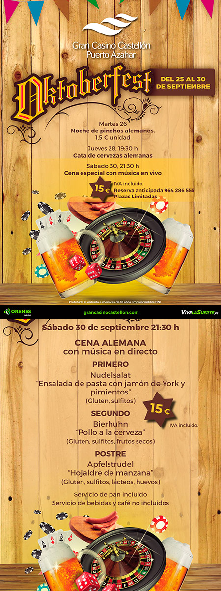 La semana del OktoberFest en el Gran Casino Castellón