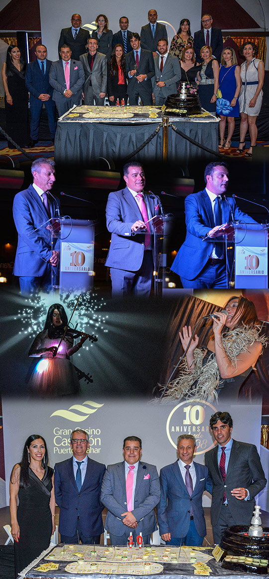 Gran Casino Castellón celebró su décimo Aniversario
