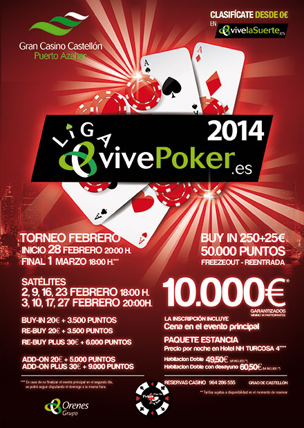 Preparando la II edición de La Liga vivePoker en el Gran Casino Castellón