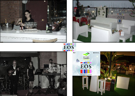 El jueves pasado se inauguró la terraza EOS  TAPAS&VINOS del Gran Casino Castellón en exclusiva para sus clientes