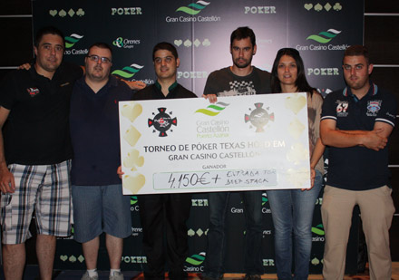 vencedor en el IX torneo mensual del Gran Casino Castellón