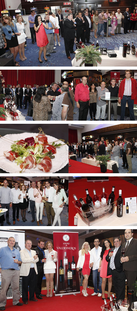 Cinco vinos presentes en la cata de las bodegas Viña Magna y Señorío de Valdesneros en el Gran Casino Castellón 
