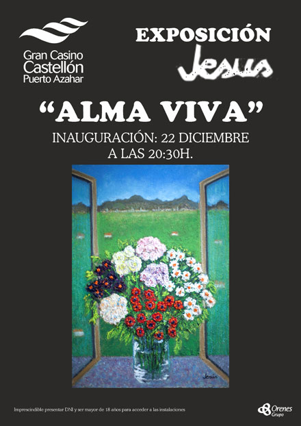 El Gran Casino Castellón inaugura el jueves 22 la exposición de pintura “Alma Viva” de Jesús García García