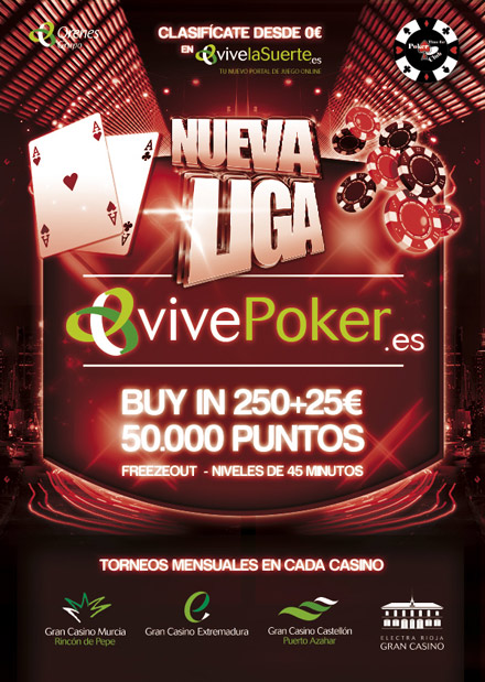  Los casinos del Grupo Orenes se unen para formar la liga Vivepoker